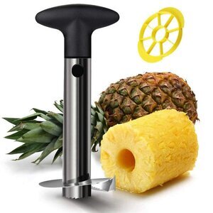 How to cut a pineapple with a corer