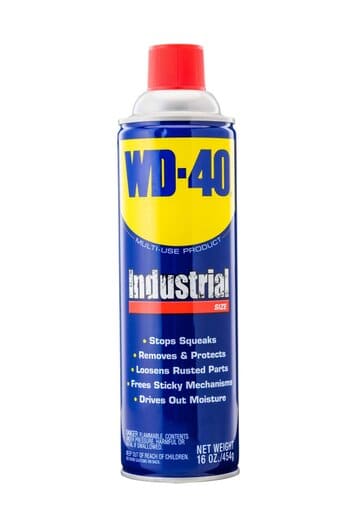 Use WD-40 to remove the rust off a pocket knife.