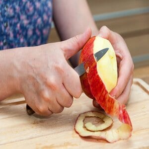 Use the Paring Knife for Peeling.