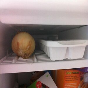Put the onion in the fridge