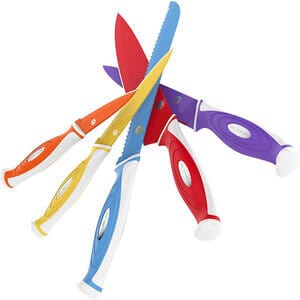 Vremi 10 Piece Colorful Knife Set