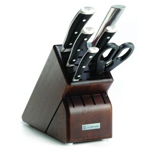 Wusthof Classic IKON 7-Piece Walnut Block