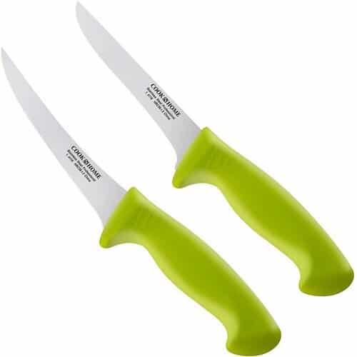Cook N Home Flexible Curved and Straight Stiff 2 Piece Knife Set