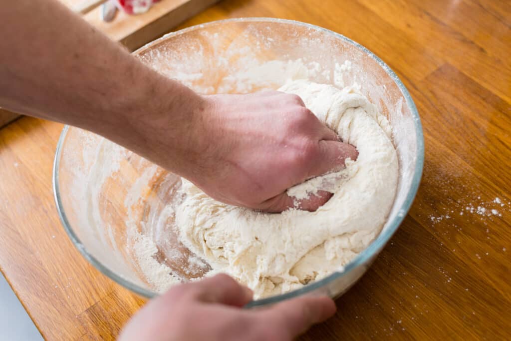 making pizza dough in the microwave 