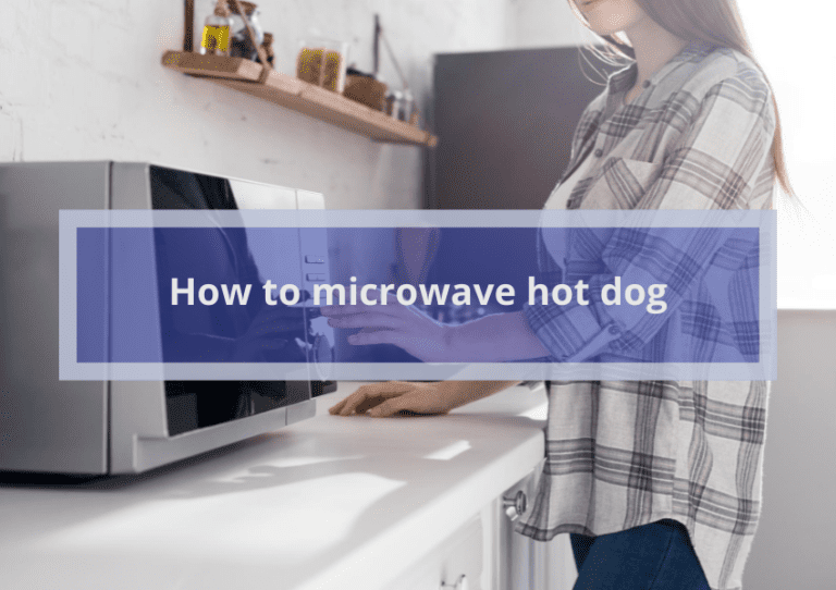 How to microwave hot dog