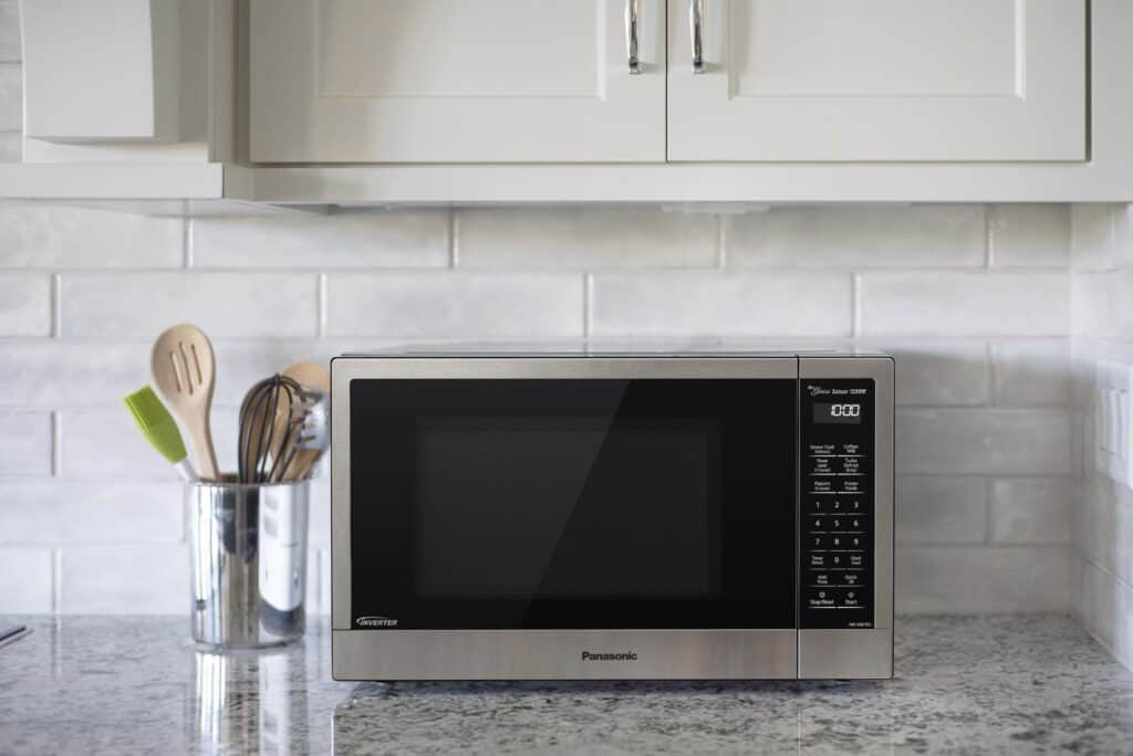 Where should a microwave be placed- 9 ideas