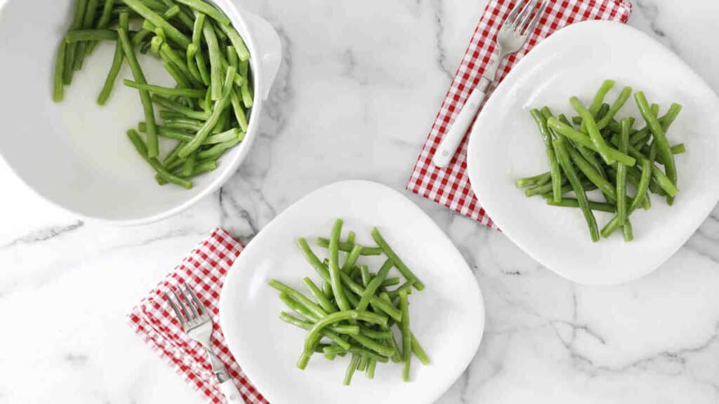 how to microwave fresh green beans