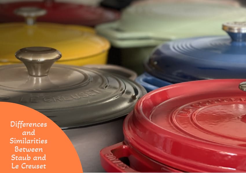 Differences and Similarities Between Staub and Le Creuset