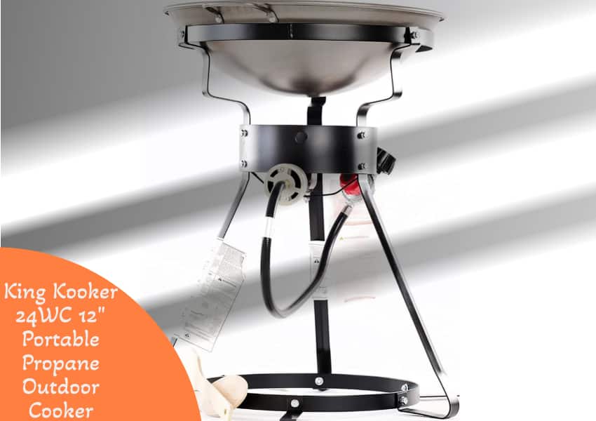 King Kooker 24WC 12" Portable Propane Outdoor Cooker